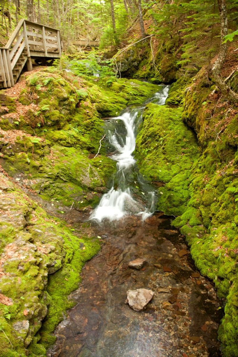 Dickson Falls in New Brunswick